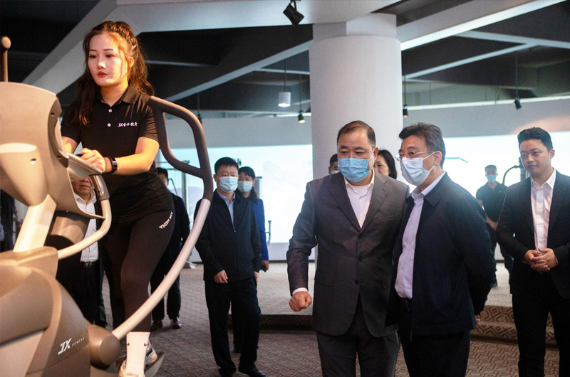 省体育局局长陈少军莅临康力源调研指导工作