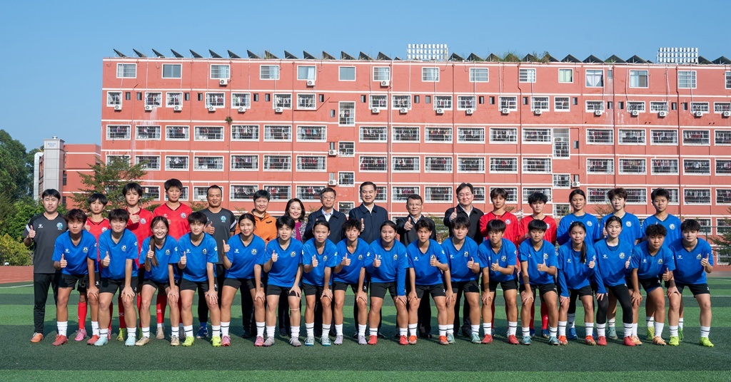 国家体育总局副局长张家胜一行在广西调研足球青训工作并出席2025年“全民健身 健康中国”全国县域足球冠军赛开幕式